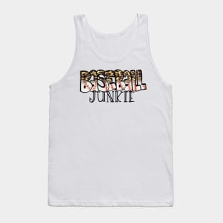 Baseball Junkie Cheetah Design Tank Top